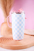 Gingham Travel 22oz Mug - Whiskey Skies - SWIG LIFE