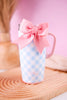 Gingham Travel 22oz Mug - Whiskey Skies - SWIG LIFE