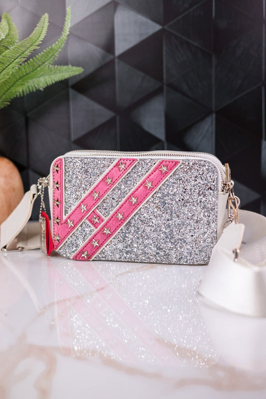 Glitter Crossbody Bag - Whiskey Skies - VINTAGE HAVANA