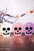 Glitter & Epoxy Pastel Skull Tabletop Sitters (3 Colors) - Whiskey Skies - TRANSPAC
