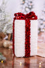 Glittering Red and White Gift Ornaments (2 Sizes) - Whiskey Skies - SULLIVANS