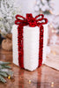 Glittering Red and White Gift Ornaments (2 Sizes) - Whiskey Skies - SULLIVANS