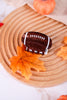 Glittery Football Claw Clip - Whiskey Skies - GIRLY