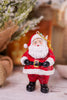 Glittery Santa Claus Ornaments (3 Styles) - Whiskey Skies - RAZ IMPORTS