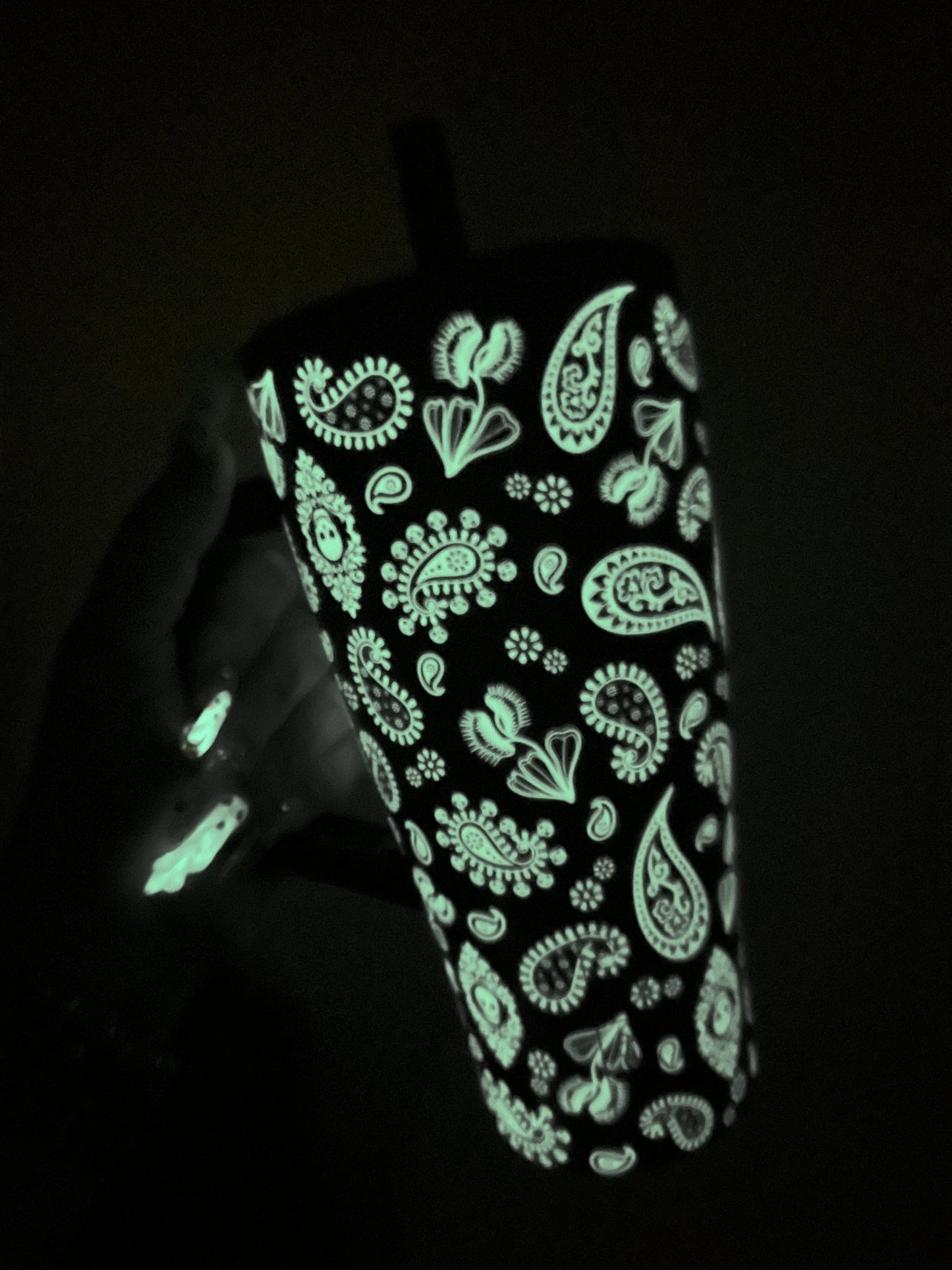 Glow In The Dark Phantom Paisley 30oz Era Tumbler - Whiskey Skies - BRUMATE