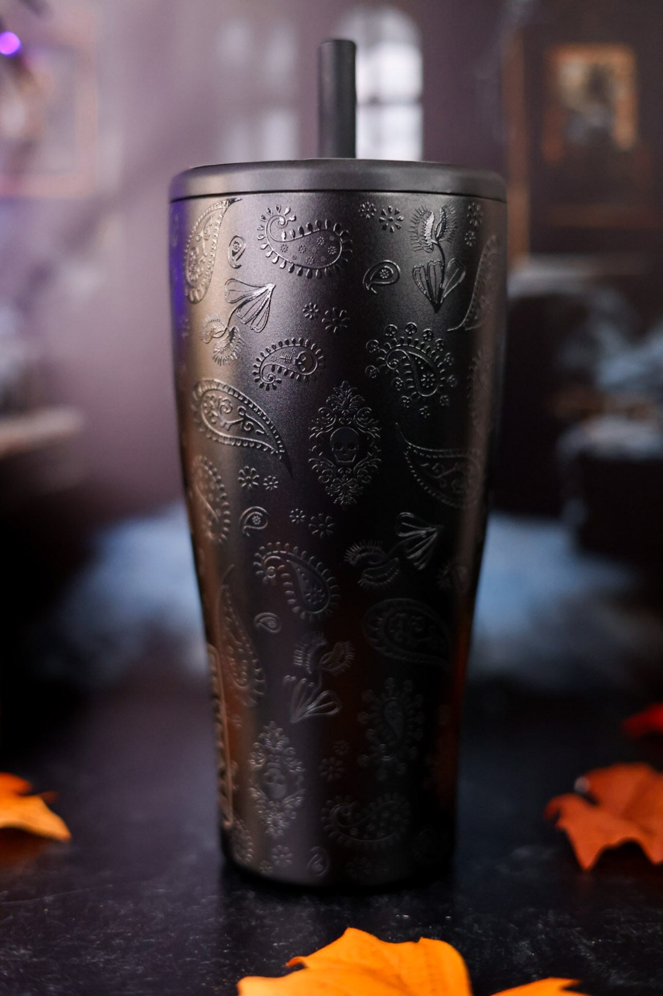 Glow In The Dark Phantom Paisley 30oz Era Tumbler - Whiskey Skies - BRUMATE