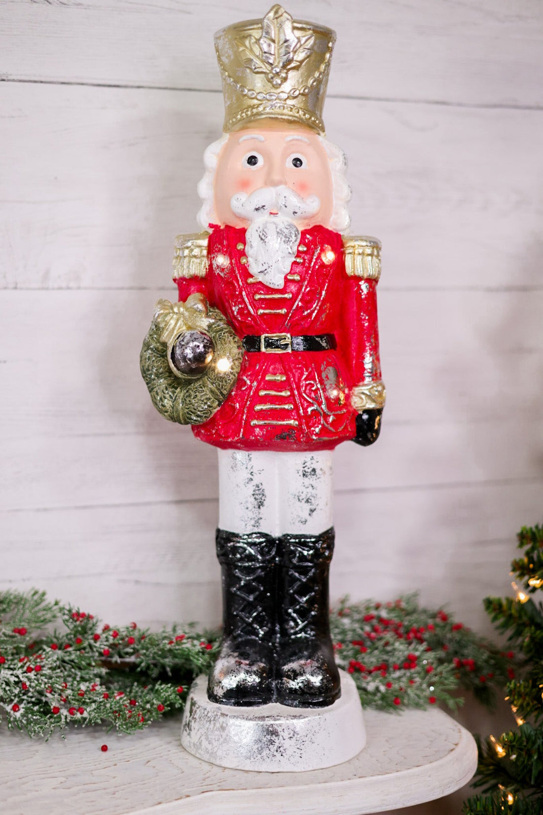 Glowing Gilded Nutcracker Statuette (2 Styles) - Whiskey Skies - SPECIAL T IMPORTS INC