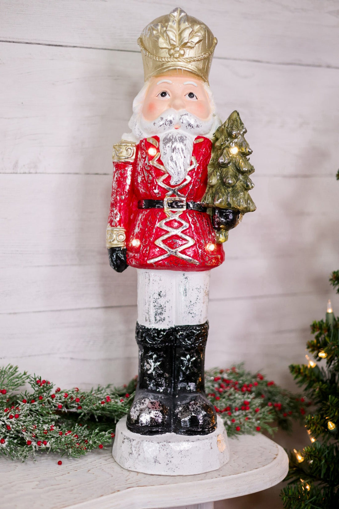 Glowing Gilded Nutcracker Statuette (2 Styles) - Whiskey Skies - SPECIAL T IMPORTS INC