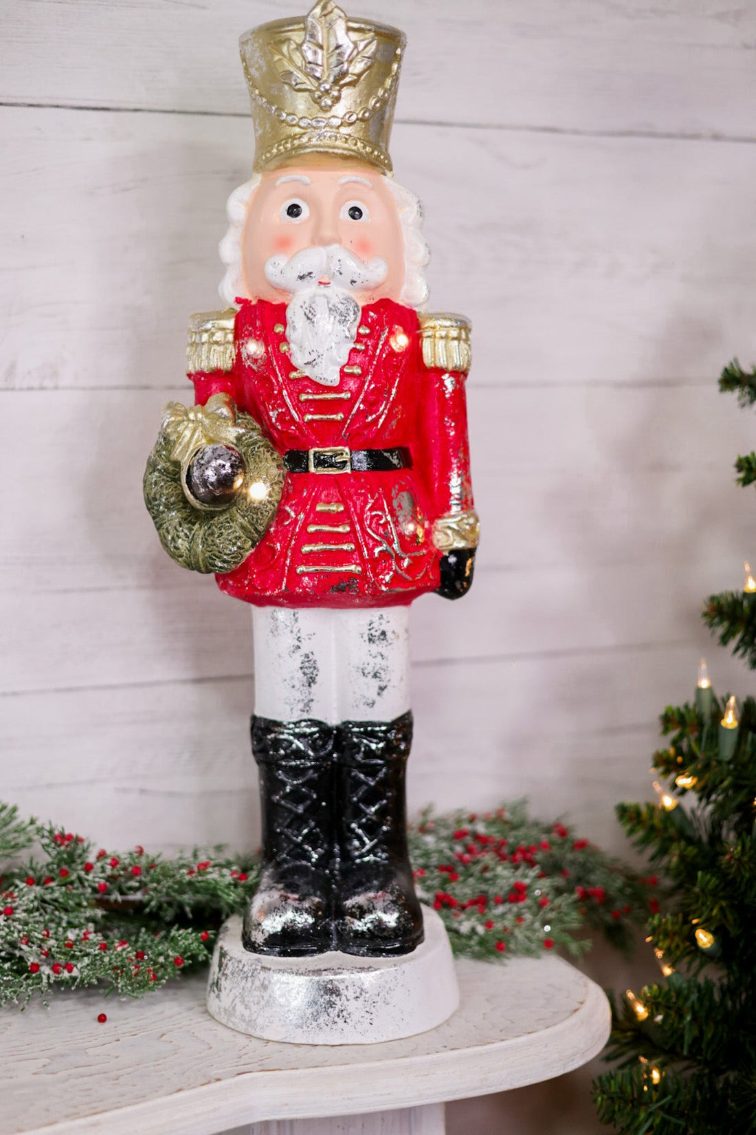 Glowing Gilded Nutcracker Statuette (2 Styles) - Whiskey Skies - SPECIAL T IMPORTS INC