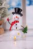 Glowing Metal Bell Snowman - Whiskey Skies - SPECIAL T IMPORTS INC