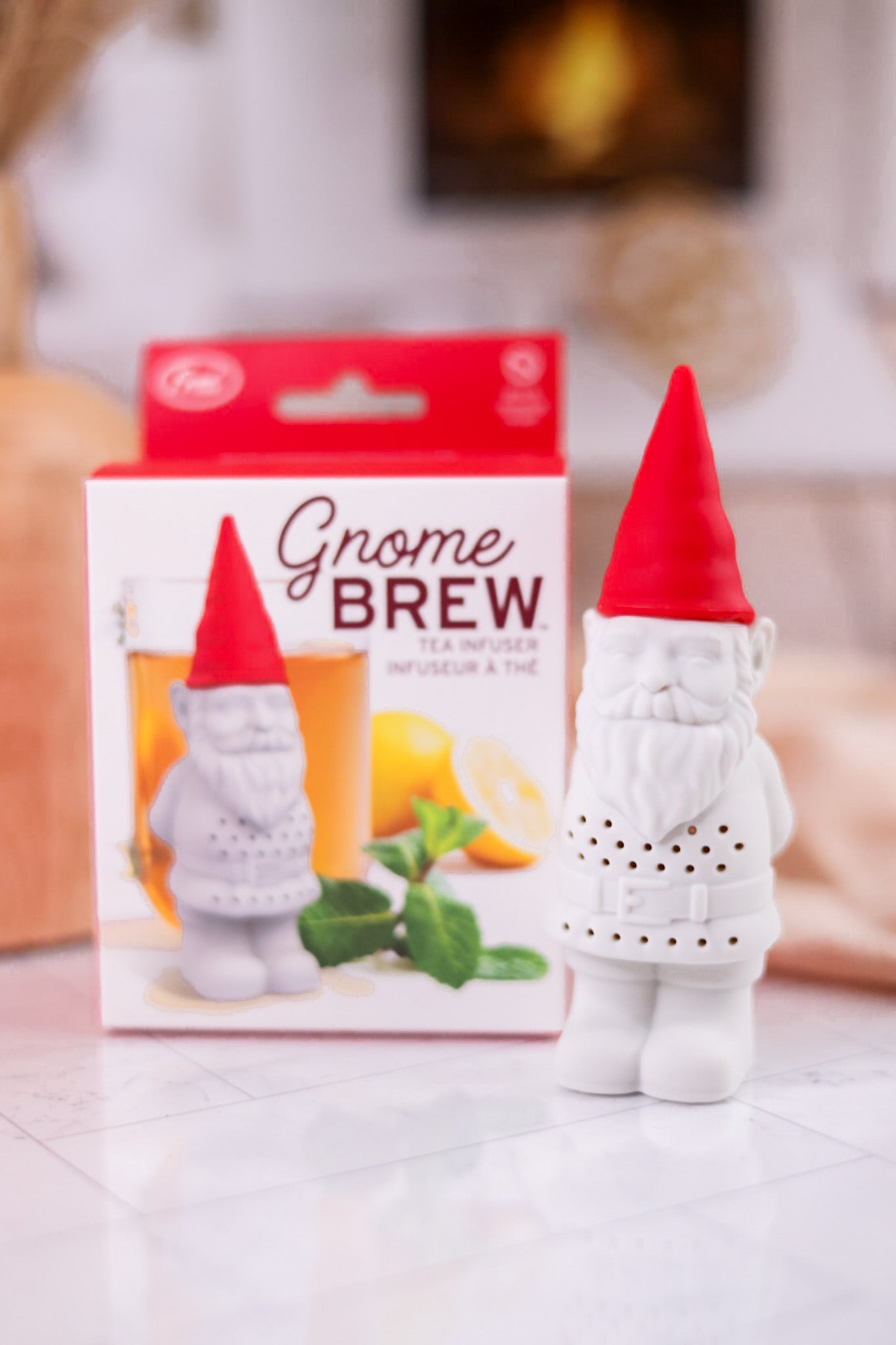 Gnome Brew Tea Infuser - Whiskey Skies - FRED AND FRIENDS