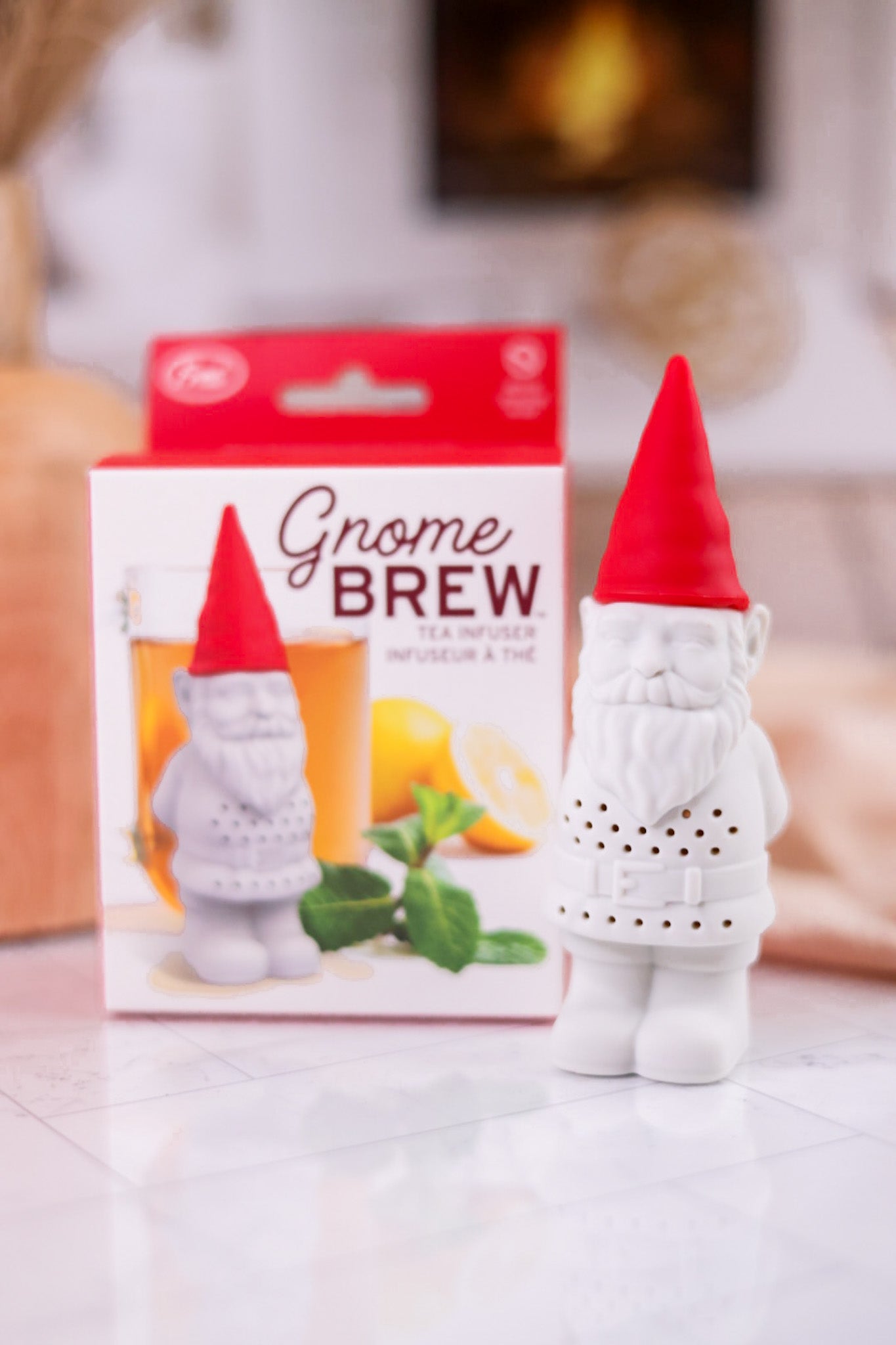 Gnome Brew Tea Infuser - Whiskey Skies - FRED AND FRIENDS