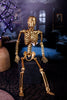 Gold Colored Posable Hangable Skeleton - Whiskey Skies - 180 DEGREES