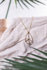 Gold Peace Sign Neckless - Whiskey Skies - LESLIE CURTIS JEWLERY DESIGNS