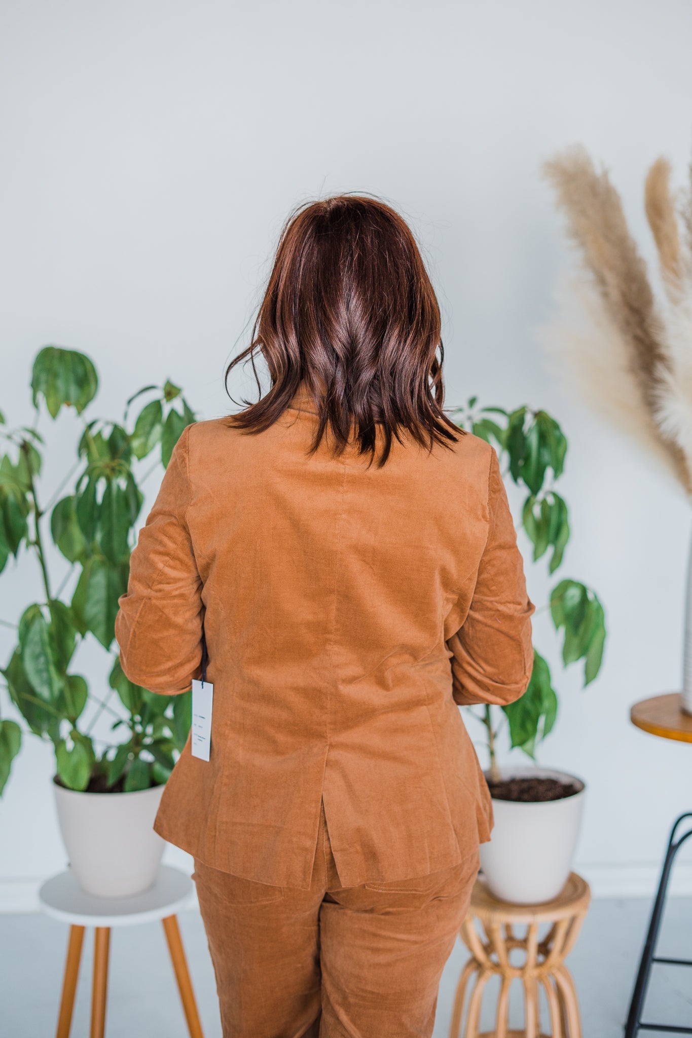 Golden Brown Corduroy Murphy Blazer - Whiskey Skies - UNIQUE VINTAGE