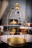 Golden Cage Candle Lantern (2 Sizes) - Whiskey Skies - VIP HOME & GARDEN