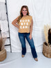 Goodbye Earl Graphic Midi Tank Top - Whiskey Skies - POPPY & PINE