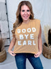 Goodbye Earl Graphic Midi Tank Top - Whiskey Skies - POPPY & PINE