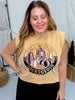 Gourdgeous Graphic Muscle Tee - Whiskey Skies - SOUTHERN BLISS COMPANY