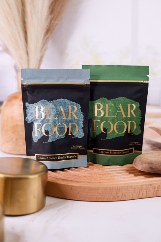 Gourmet Peanut Snack Bags (2 Flavors) - Whiskey Skies - BEAR FOOD