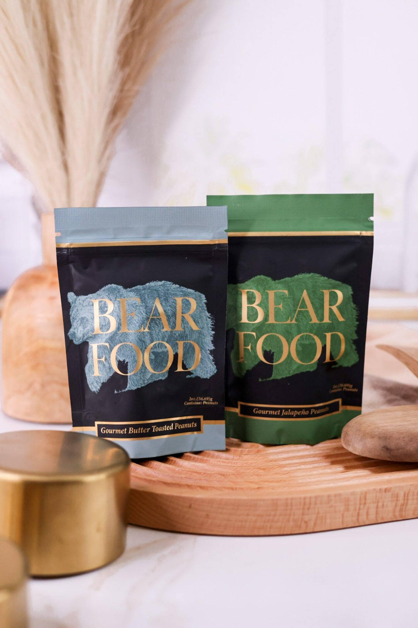 Gourmet Peanut Snack Bags (2 Flavors) - Whiskey Skies - BEAR FOOD