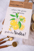 Grab The Vodka Swedish Dish Cloths (2pk) - Whiskey Skies - KAY DEE DESIGNS