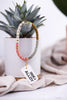 Grace Four Color Block Stretch Bracelet Gray - Whiskey Skies - INK+ALLOY