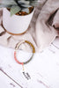 Grace Four Color Block Stretch Bracelet Gray - Whiskey Skies - INK+ALLOY