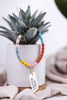 Grace Gold Stripe Stretch Bracelet Multicolor - Whiskey Skies - INK+ALLOY