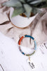 Grace Multi Color Mix Stretch Bracelet Coastal - Whiskey Skies - INK+ALLOY