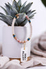 Grace One Color Multi Mix Stretch Bracelet Cream - Whiskey Skies - INK+ALLOY