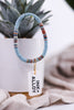 Grace One Color Multi Mix Stretch Bracelet Light Blue - Whiskey Skies - INK+ALLOY