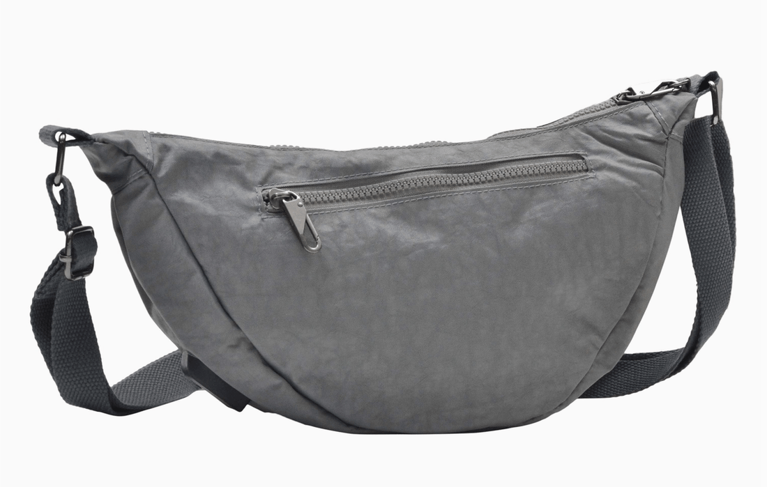 Gray Anti Theft Crescent Sling Bag - Whiskey Skies - CALLA PRODUCT