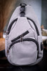 Gray Corduroy Anti - Theft Daypack - Whiskey Skies - CALLA PRODUCT