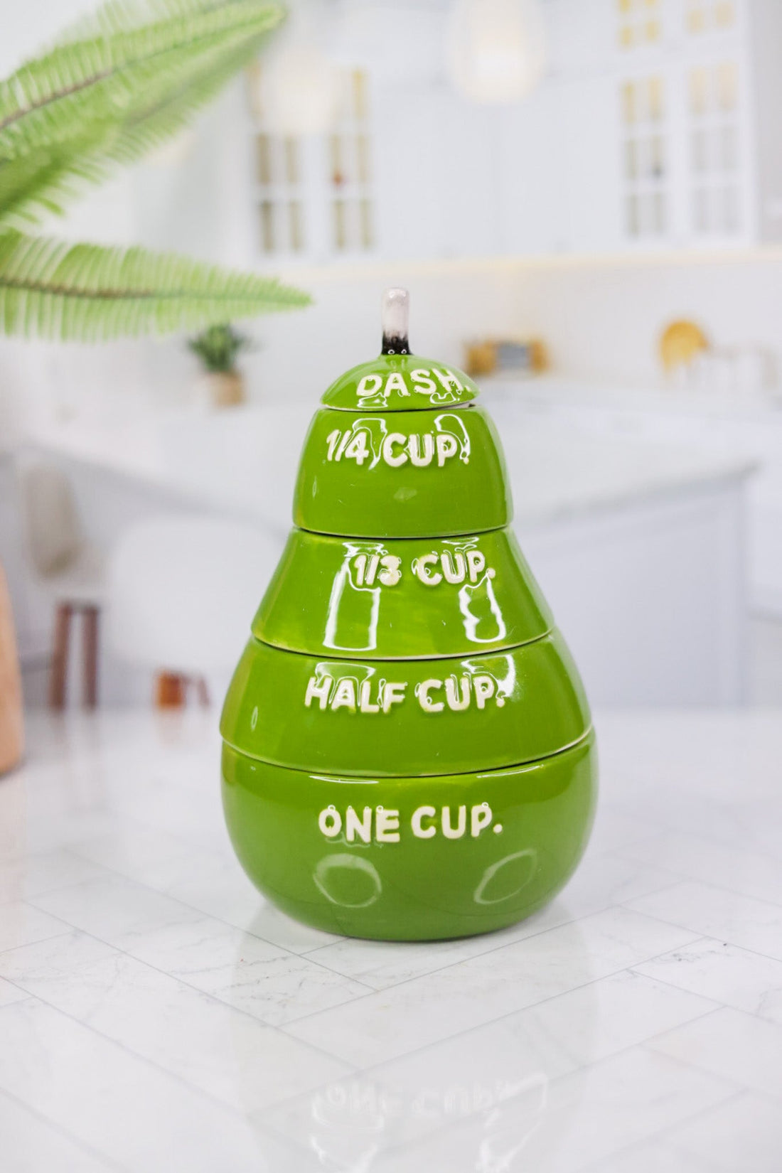 Green Pear Rae Dunn Measuring Cups Set - Whiskey Skies - MAGENTA