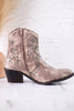 Grey Bonnie Ankle Boots - Whiskey Skies - VERY G