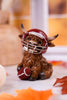 Gridiron Highland Cow Football Resin Sitters (Three Styles) - Whiskey Skies - HANNA'S HANDIWORKS