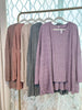 Hacci Striped Cardigan & Tank Top Set (5 Colors) - Whiskey Skies - DEAR SCARLETT