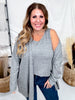 Hacci Striped Cardigan & Tank Top Set (5 Colors) - Whiskey Skies - DEAR SCARLETT