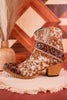 Hair - On Hide Boots with Floral Tooling - Whiskey Skies - MYRA BAGS