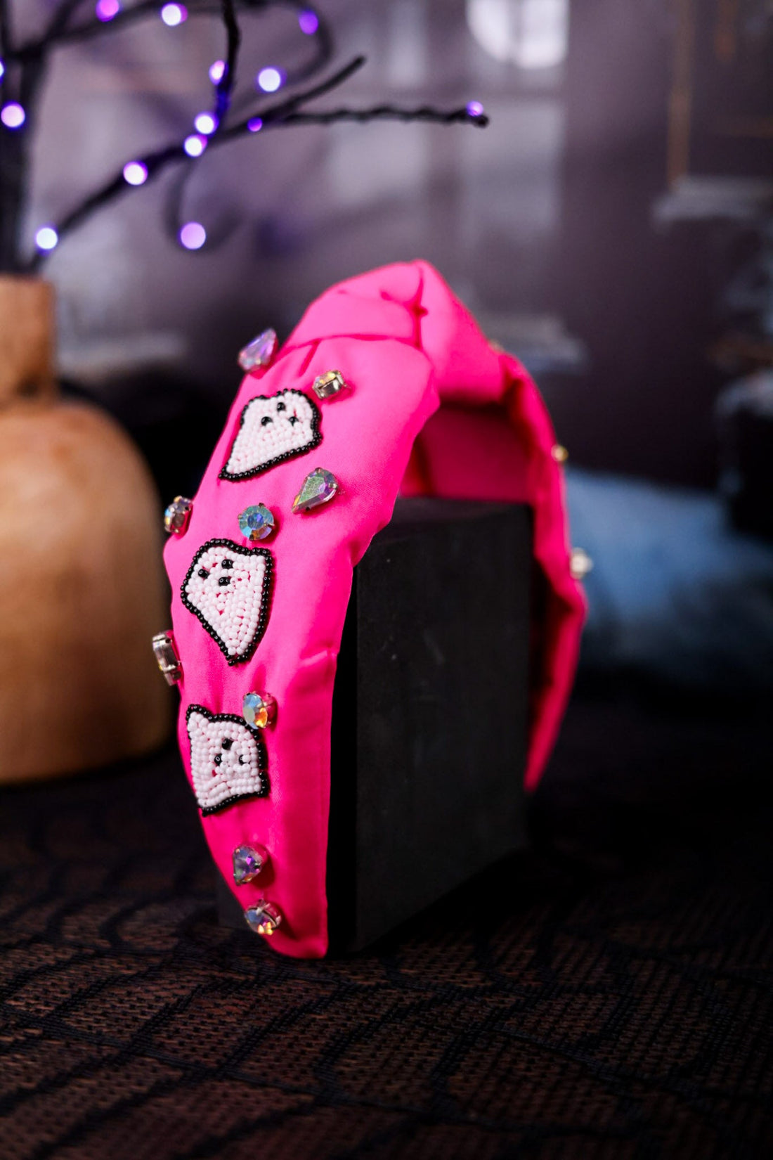 Halloween Beaded Headband (3 Colors) - Whiskey Skies - MUD PIE