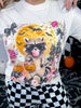 Halloween Raccoon Short Sleeve Graphic Tee - Whiskey Skies - GLAIME