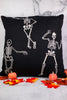 Halloween Skeleton Pillow FINAL SALE - Whiskey Skies - K&K INTERIORS