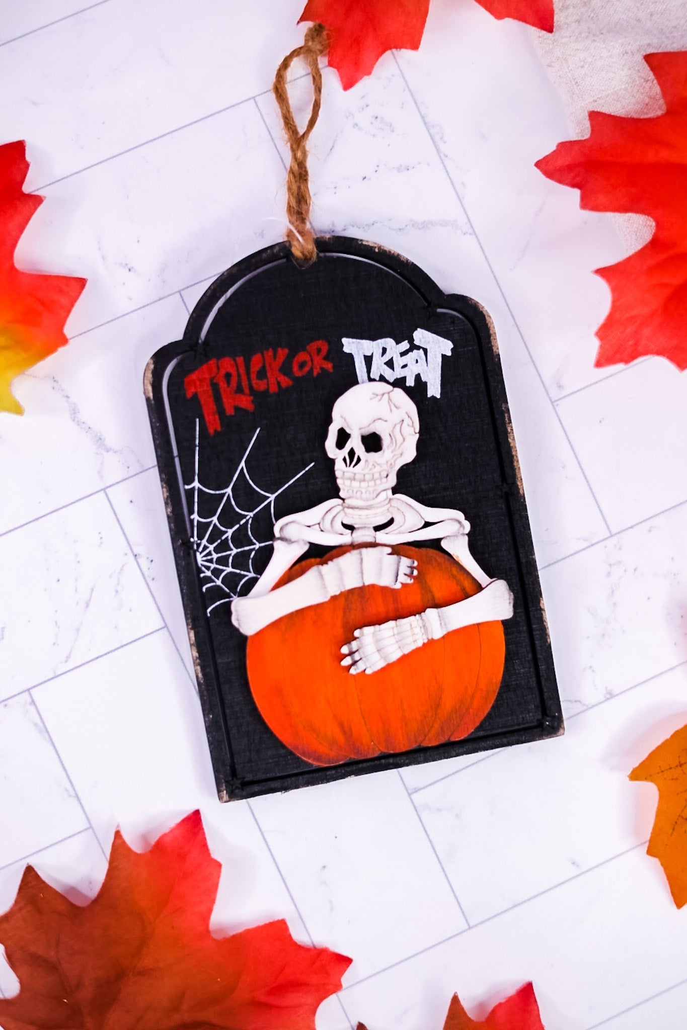 Halloween Tag Ornaments (6 Styles) - Whiskey Skies - HANNA'S HANDIWORKS