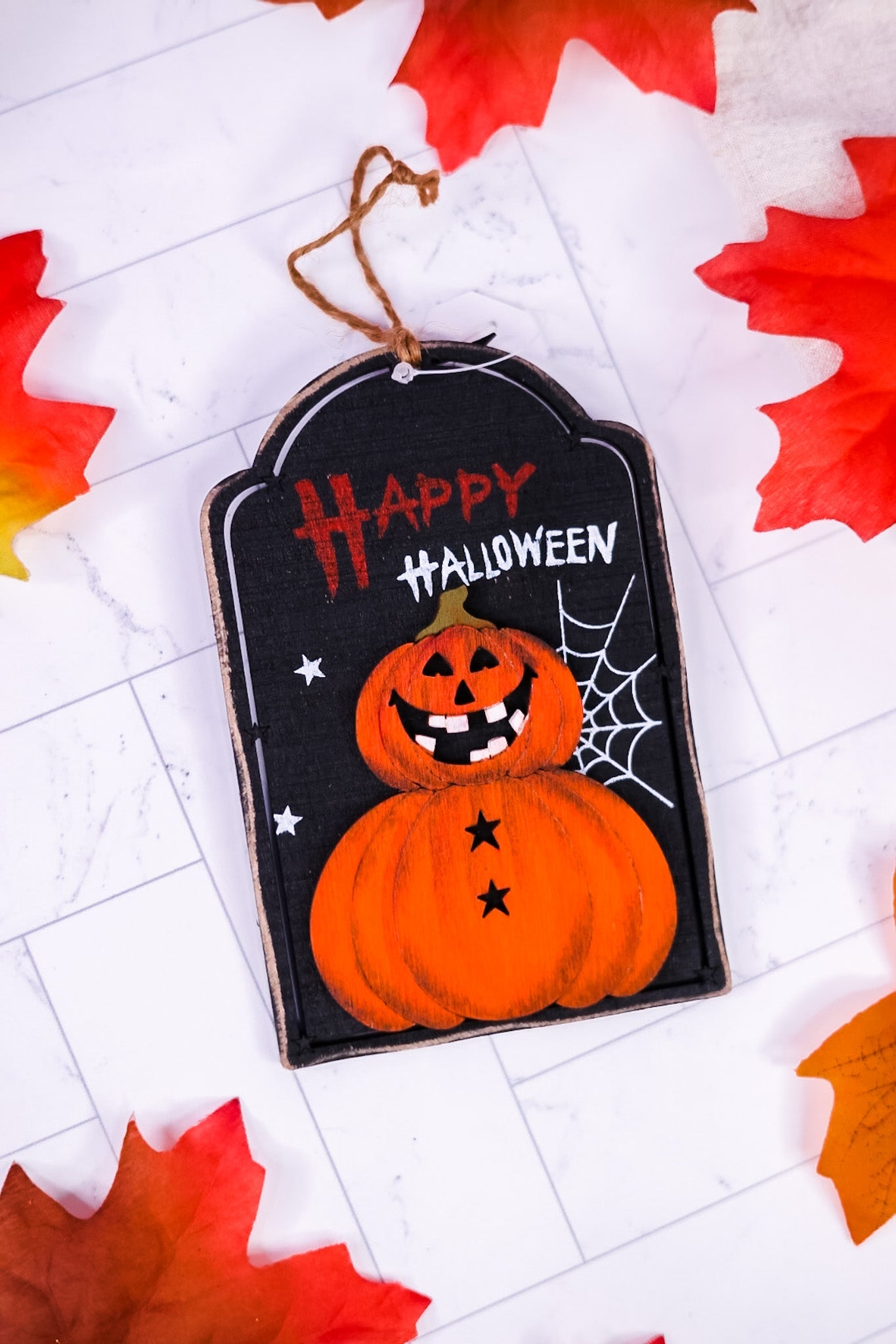 Halloween Tag Ornaments (6 Styles) - Whiskey Skies - HANNA'S HANDIWORKS