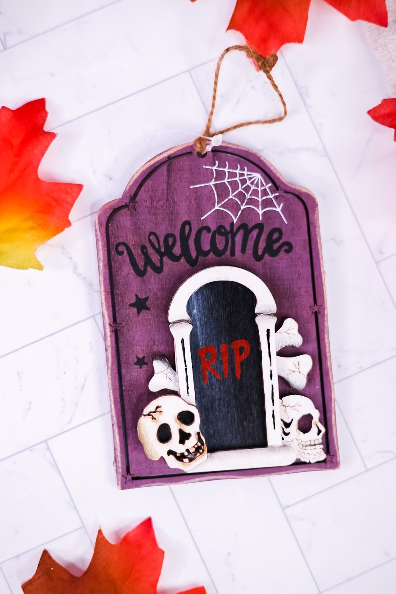 Halloween Tag Ornaments (6 Styles) - Whiskey Skies - HANNA'S HANDIWORKS