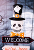 Halloween Welcome Sign - Whiskey Skies - HANNA'S HANDIWORKS