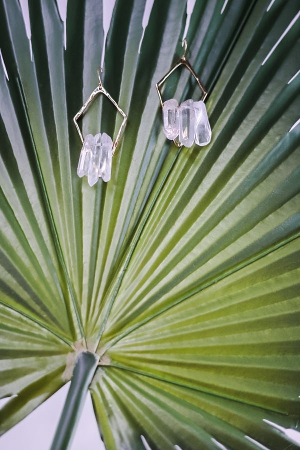 Hammered Gold Earrings - Whiskey Skies - LESLIE CURTIS JEWLERY DESIGNS