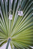 Hammered Gold Earrings - Whiskey Skies - LESLIE CURTIS JEWLERY DESIGNS