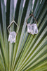 Hammered Gold Earrings - Whiskey Skies - LESLIE CURTIS JEWLERY DESIGNS